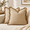 Camel-18" x 18" (Pack of 2), variant on Pack Of 2 Decorative Scalloped Textured Throwow Covers Accent Boho Cushion Cover Neutral Modern Farmhouse Case Home Decor For Couc