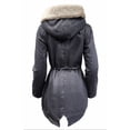 thumbnail image 2 of HoodLamb Women's Natural Hemp Hooded Warm Parka 420, Dark Grey, X-Small, 2 of 2