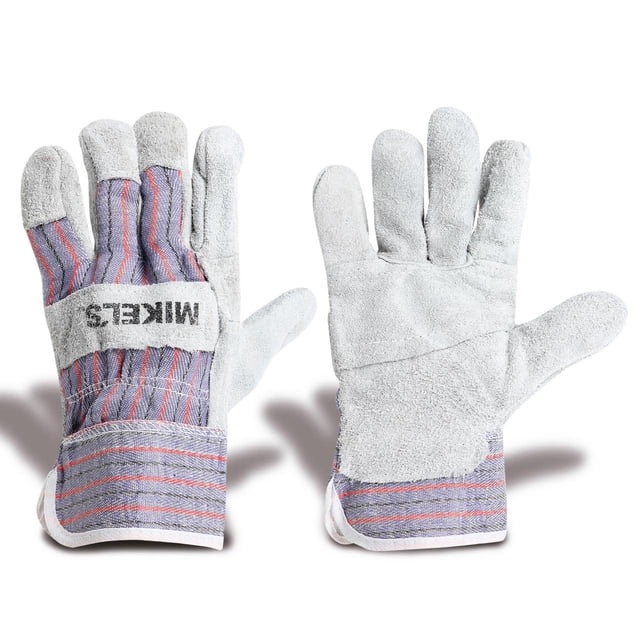Guantes para Trabajo MIKELS Carnaza con loneta 1 pieza