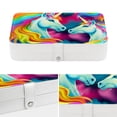 thumbnail image 4 of Unicorn Portable PU Leather Necklace Organizer with Removable Compartment and Jewelry Boxes - Necklace Holder/Jewelry Box, 4 of 6