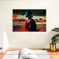 thumbnail image 3 of Elephant Stock Ethnic African In Red Wall Art - Horizontal Canvas Wall Art - Living Room Wall Decor - People Canvas - Black And Orange Decor - 12" x 8", 3 of 8