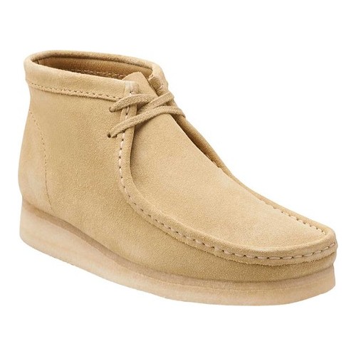 Clarks Mens Wallabee Boot Chukka Maple Suede 7.5 - Walmart.com