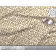 thumbnail image 2 of Soimoi Moss Georgette Fabric Floral Block Print Fabric by The Yard 42 Inch Wide, 2 of 3