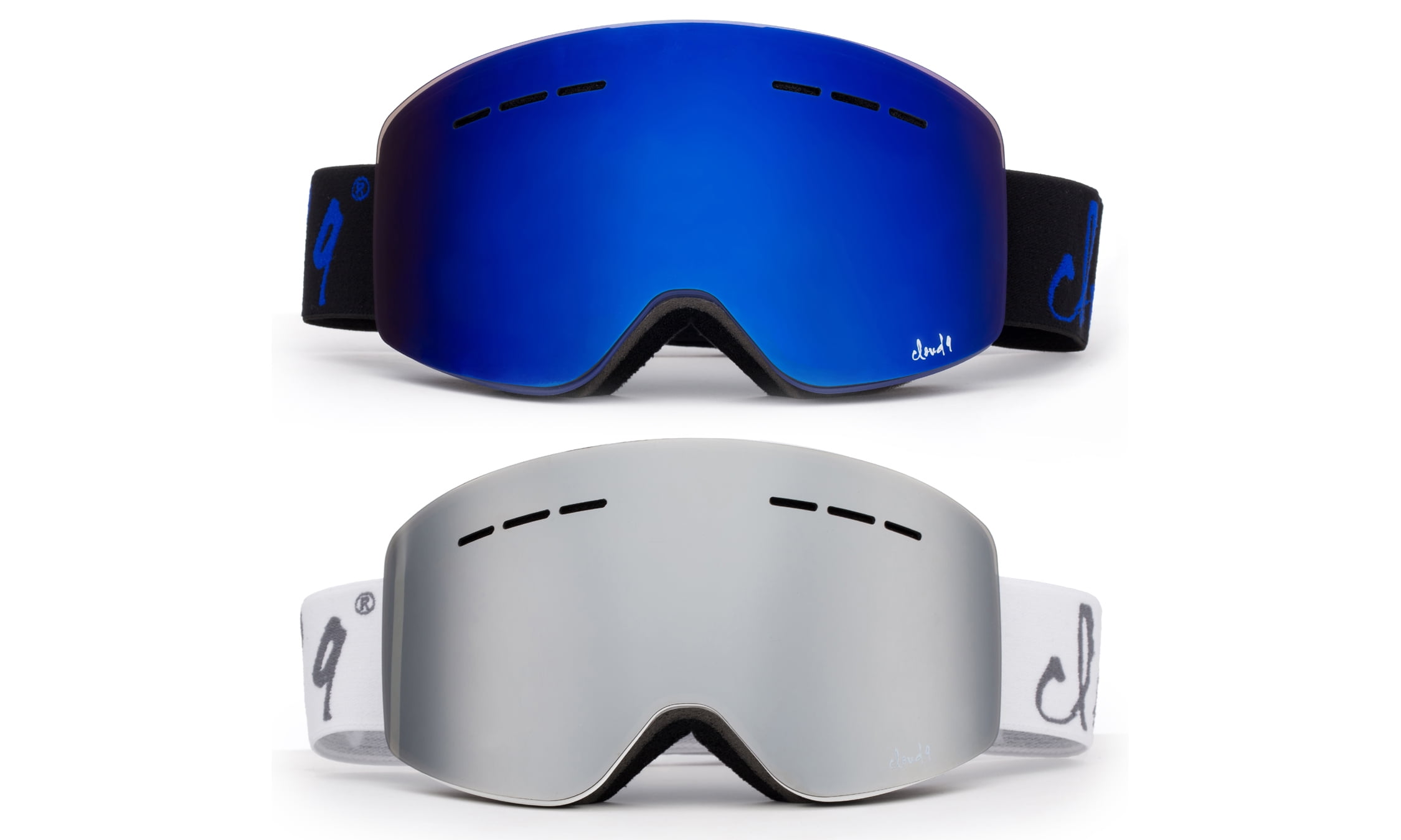 Cloud 9 Snow Goggles Adult AntiFog Double Lens UV Protection Wide