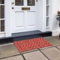thumbnail image 6 of Addison Rugs Chantille Indoor/Outdoor Transitional Circles Red Washable Rectangle Rug, 1'8" x 2'6", 6 of 6
