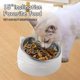 thumbnail image 3 of blanc Inclin En Acier Inoxidable Cat Bowl, Bol De Nourriture, Double Couche En Acier Inoxydable Cat Bowl, Puppy Bowl, Pet Bowl Set, Chat Et Chien, 3 of 5