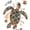Sea Turtle Folk Art, variant on TalkingCase Slim Fit Phone Case Compatible for Samsung Galaxy S25(Not S25 Plus/Ultra), Magazine Collage 1 Print, Lightweight,Flexible, USA Print
