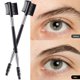 thumbnail image 5 of 3 piezas de cejas moldeador de pestañas peine de pestañas y cepillo de cejas peine doble cepillo de cejas doble cabeza cepillo de cejas cejas pestañas maquillaje herramienta de aseo cosmético para, 5 of 7