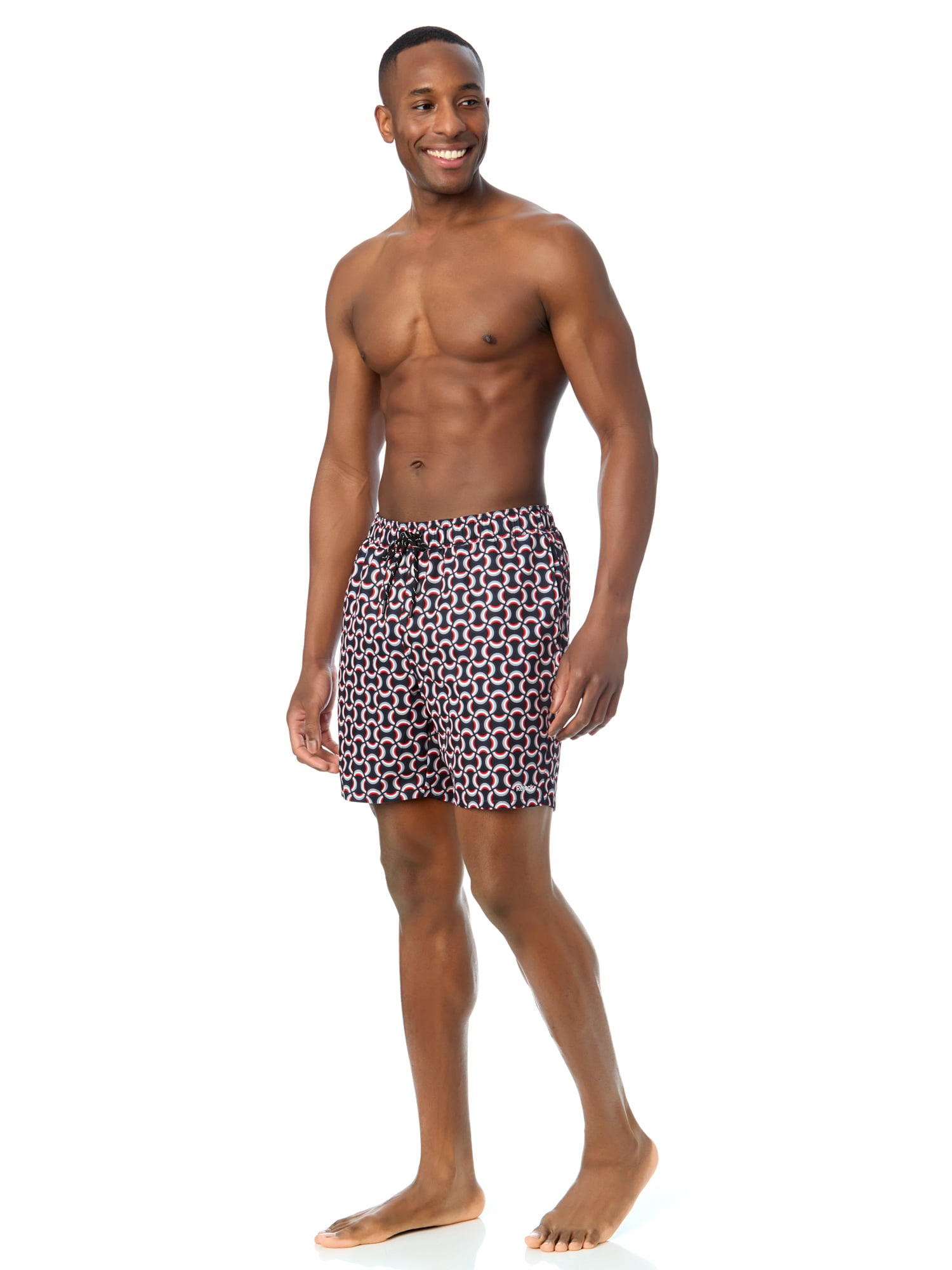 Men's & Big Men's Reebok Swim Trunks, 7" Inseam, Sizes S-3XL