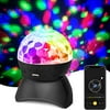 PEMOTech ?3 in 1?Disco Ball Party Lights Rotating & Bluetooth Speaker & FM Radio, Rechargeable Disco Party Lights, 7 Colors Stage DJ Strobe Lights for Home Dancing Parties, Bar Club, Wedding
