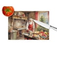 thumbnail image 4 of Cookies with Santa Claus Glass Cutting Board Large 12 in x 15 in, 4 of 5