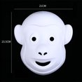 thumbnail image 3 of Diy White Blank Hand Painted Party Props Mask Navy One Size, 3 of 3