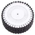 thumbnail image 1 of 4x 480 alfileres de cabeza de perla de imitación para confección de ropa, alfileres de decoración de boda, artesanía de costura Sunnimix Alfileres de cabeza redonda negra, 1 of 8