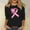 Black, variant on qelini Breast Cancer Awareness Shirts for Women Casual Pullover Blouse Wowen's Graphic Tees Long Sleeve Shirts Fall Winter Crewneck Comfy Shirts Black M