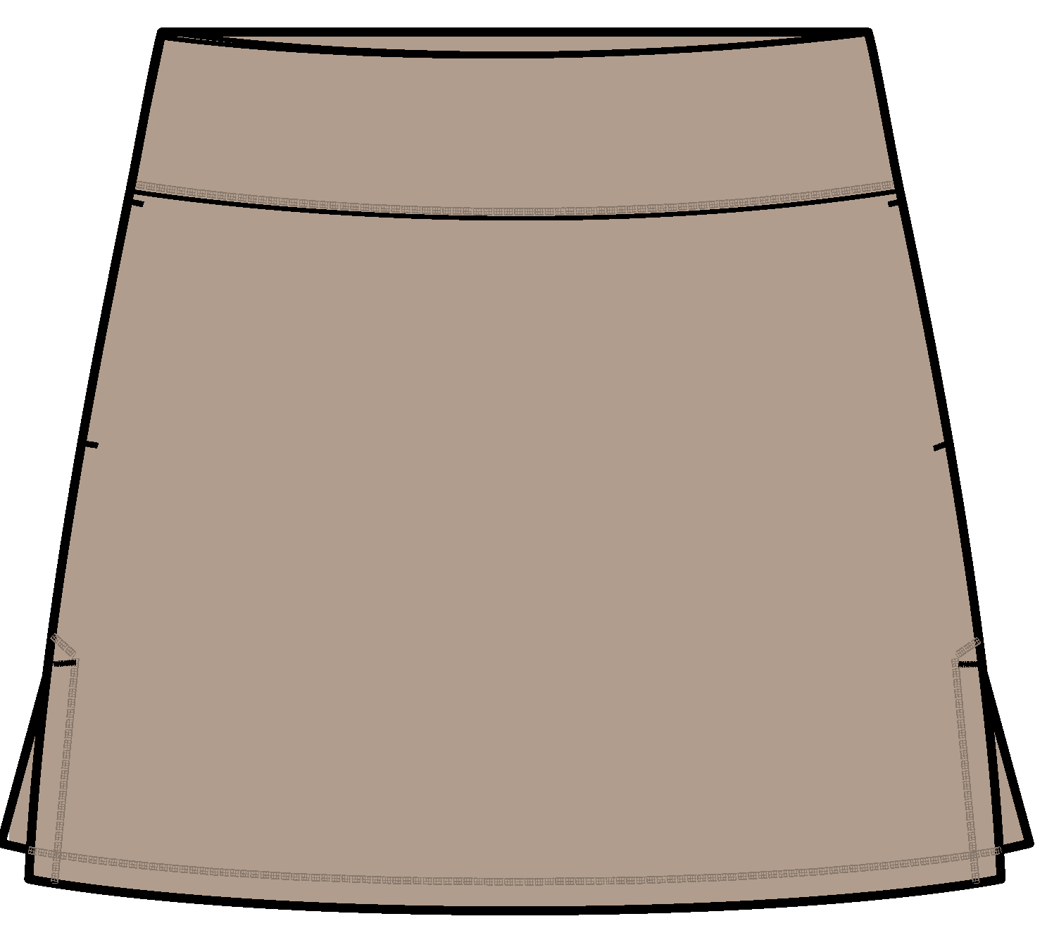 Ben Hogan Women’s Performance 16" Tummy Control Solid Ventilated Golf Skort, Sizes XS-XXXL
