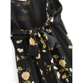 thumbnail image 6 of Summer New Fashion Cottagecore French Vintage Holiday Style Floral Print Backless Lace-Up Spaghetti Strap Dress Women-CX2339-M, 6 of 6