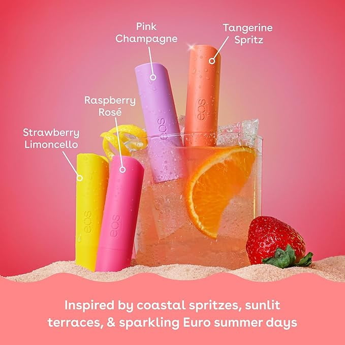 eos Limited Edition Lip Balm Variety Pack - Seaside Spritz - 0.56oz/4pk