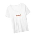 thumbnail image 1 of Camisas de manga corta para mujer, camiseta básica con cuello redondo, suave, cómoda, estampada, informal, de verano, para caminar, uso diario S, 1 of 8