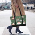thumbnail image 4 of FORMRS Canvas Laptop Tote Bag for Women with 15.6" Computer Compartments Shoulder Handbag, Christmas Santa, 4 of 7