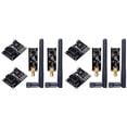 thumbnail image 1 of 4 Pcs Module Émetteur-Récepteur NRF24L01+PA+LNA avec Antenne SMA 2.4 GHz 1100M + Module Sans Fil NRF24L01 pour, 1 of 7