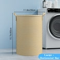 thumbnail image 5 of Clothes Storage Basket, Foldable Laundry Hamper, Sturdy Wicker Material, Space-Saving Sorting, Modern Minimalist Design, Dorm Room Essential, Bathroom, Laundry Room Storage TOPLIU, 5 of 7