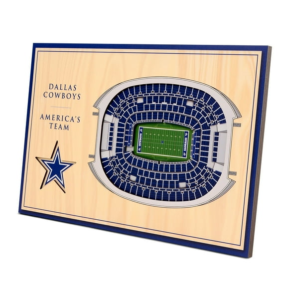 Dallas Cowboys 14'' x 10.5'' 3D StadiumViews Desktop Display