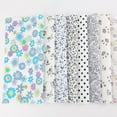 thumbnail image 4 of 100Pcs Assorted Mixed Color Fat Quarter Bundle Quilting Cotton Fabric Sewing DIY, 4 of 5