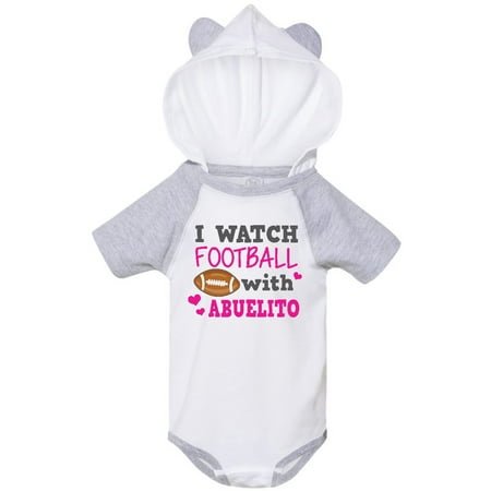 

Inktastic I Watch Football with My Abuelito Gift Baby Boy or Baby Girl Bodysuit