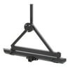 Smittybilt Classic Rock Crawler Rear Bumper and Tire Carrier with Receiver Hitch and D-ring Mounts (Black) - 76651D