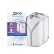 Zevo Flying Insect Trap, Fly Trap Refill Cartridges (2 Refill Cartridges)