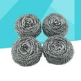Tersarium 4pcs Stainless Steel Sponges Scrubbers Dish Bowl Cleaning