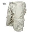 thumbnail image 1 of Pantalones cortos deportivos para hombre Pantalones sueltos casuales Pantalones de trabajo cortos de verano, Blanco beige, XXL Methold AP002304-05, 1 of 6