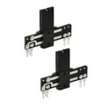 thumbnail image 4 of Uxcell Variable Resistors 35mm Straight Slide Potentiometer B100K Ohm Single Channel 2 packs, 4 of 5