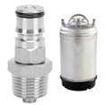 thumbnail image 3 of Ball Lock Post, Durable Stainless Steel Harmless Wear Resistance Keg Adapter  for Home for Beer Brewing, 3 of 7