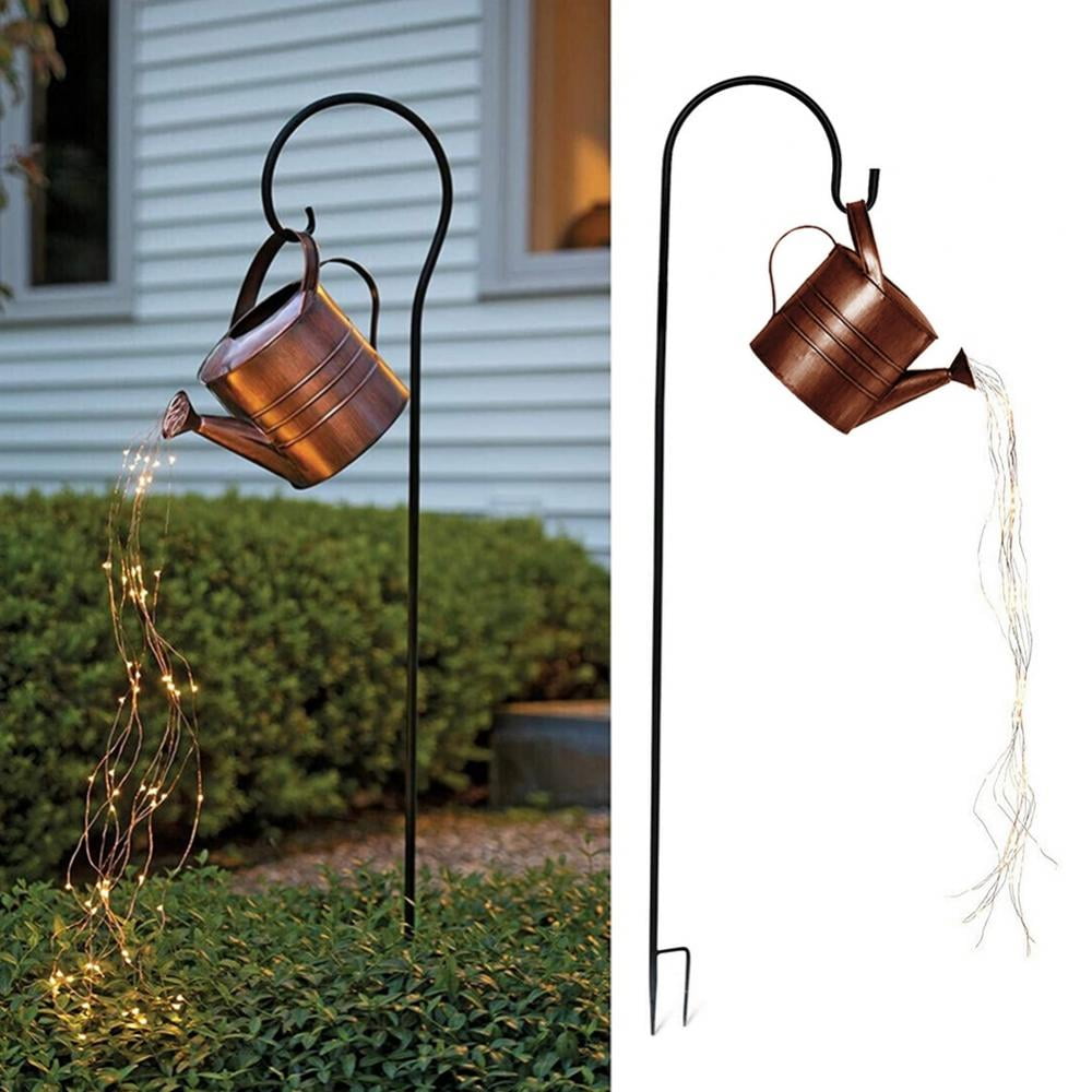 Waterproof Solar Waterfall Vine String Light LED Fairy Lamp Garden Outdoor Decor 