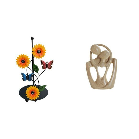 Soporte de papel higiénico,Porta toallas de papel de encimera,Portarrollos de cocina de pie para toallas de papel,Estatua abstracta,Estatua abstracta para decoración del hogar,escultura de