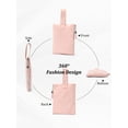 thumbnail image 5 of Punplita Women's Wallet with Wrist Strap Soft Faux Leather Handbag Purse, Large Zipper Pocket (Only Bag), 5 of 8