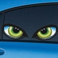 thumbnail image 2 of 2Pcs 3D Stereo Reflective Cat Eyes Car Sticker Creative Rearview Mirror Decal, 2 of 5