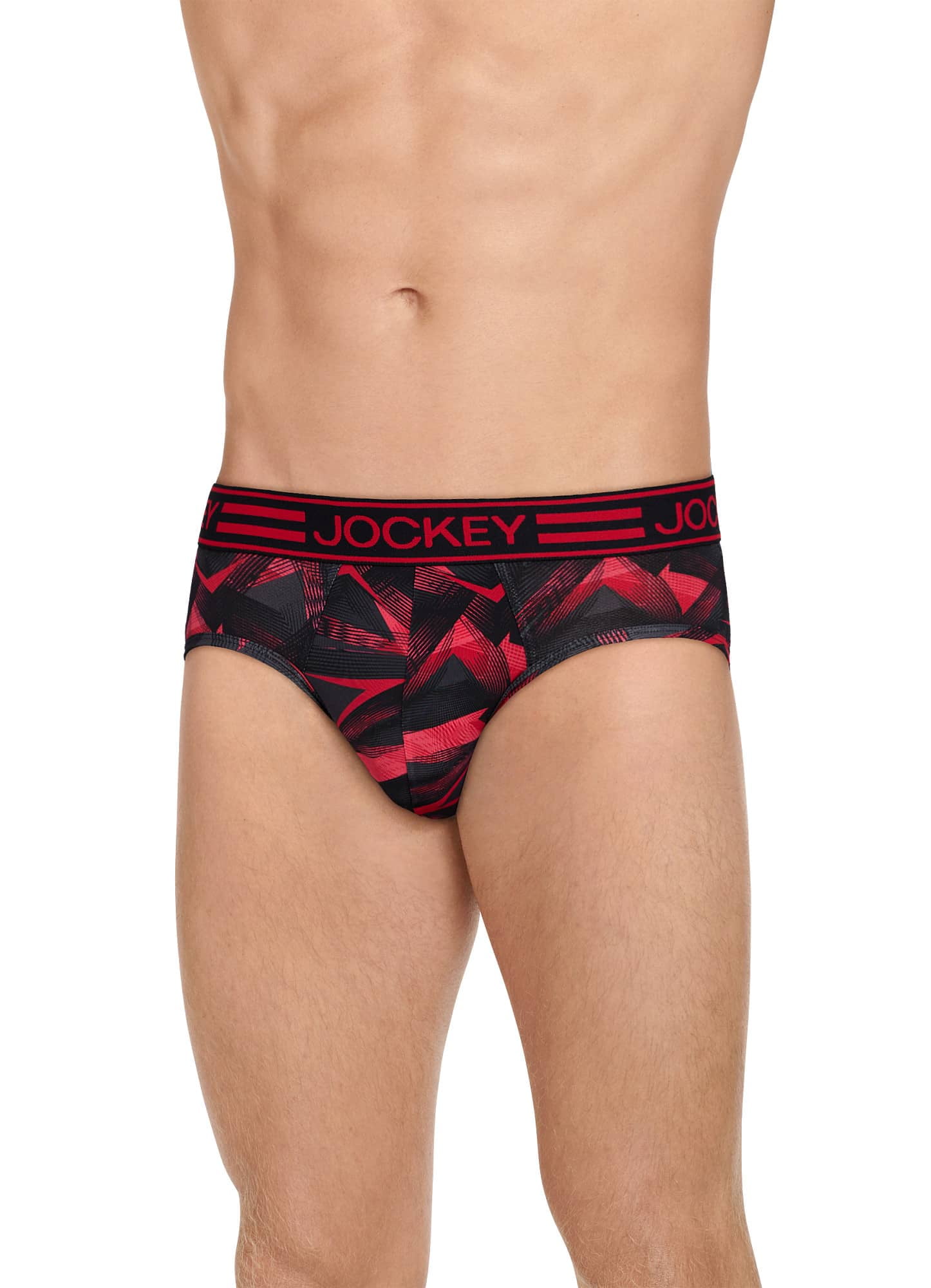 Jockey Mens Active Mesh LowRise Brief Underwear Bikini Briefs Nylon