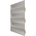thumbnail image 4 of Ekena Millwork 19 5/8"W x 19 5/8"H Naomi EnduraWall Decorative 3D Wall Panel, Bright Coat Gold (Covers 2.67 Sq. Ft.), 4 of 6