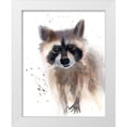 thumbnail image 1 of Shefranov, Olga 20x24 White Modern Wood Framed Museum Art Print Titled - Raccoon, 1 of 4