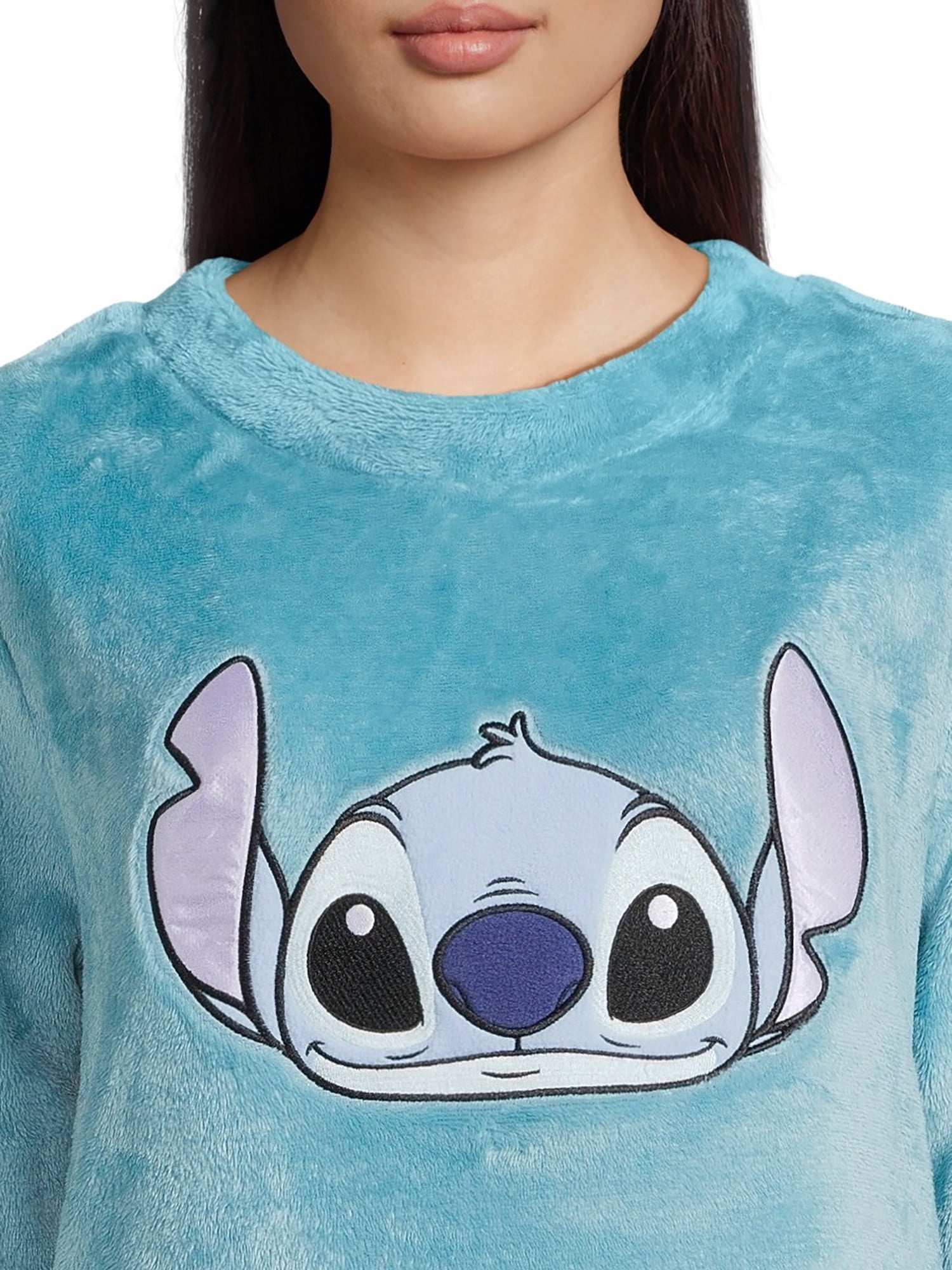 Disney Women's Stitch Long Sleeve Top, Pants and Socks, 3-Piece Gift Set, Sizes XS-3X