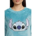 thumbnail image 5 of Disney Women's Stitch Long Sleeve Top, Pants and Socks, 3-Piece Gift Set, Sizes XS-3X, 5 of 6