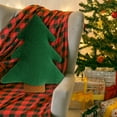 thumbnail image 5 of Christmas Tree Pillow 18 Inch Green Xmas Tree Shaped Plush Pillow Stuffed Christmas Decor for Party Home Sofa Cushion Bed Decorations Holiday Seasonal, 5 of 5