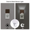 thumbnail image 3 of Pofeuu Brown Moroccan Trellis Print Night Lights Plug into Wall with Dusk-to-Dawn Light Sensor, LED Nightlight for Bathroom, Adult, Hallway-UK, 3 of 7