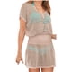 thumbnail image 1 of Tops de playa Vestidos de punto sexys para cubrir bikinis Falda corta de red, 1 of 4