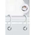 thumbnail image 6 of 4-piece Marble Shower Curtain Set Bathroom Set with Shower Curtain, Toilet Seat Carpet U-shaped Toilet Seat, 6 of 12