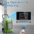 thumbnail image 3 of ALORAIR  Commercial Dehumidifier with Pump Drain Hose, 190 Pints Smart WiFi Industrial Dehumidifier Large Capacity for Basements, Garages, Mall & Job Sites, 5 Years Limited Warranty, Green, 3 of 9