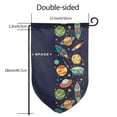 thumbnail image 7 of Wukai Space Print Garden Flag 12.5x18 Inch Double Sided Sun-resistant Rain-resistant, Wrinkle-resistant Colorfast(Only Flag), 7 of 7