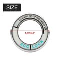 thumbnail image 3 of Car Luminous Ignition Switch Ring Circle Key Hole Cover Trim for Cruze Silver, 3 of 3